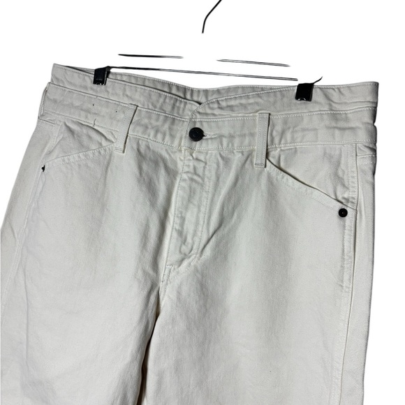 NWT Veronica Beard | Blake Classic Straight High Rise Size 30 Ecru - Picture 6 of 7